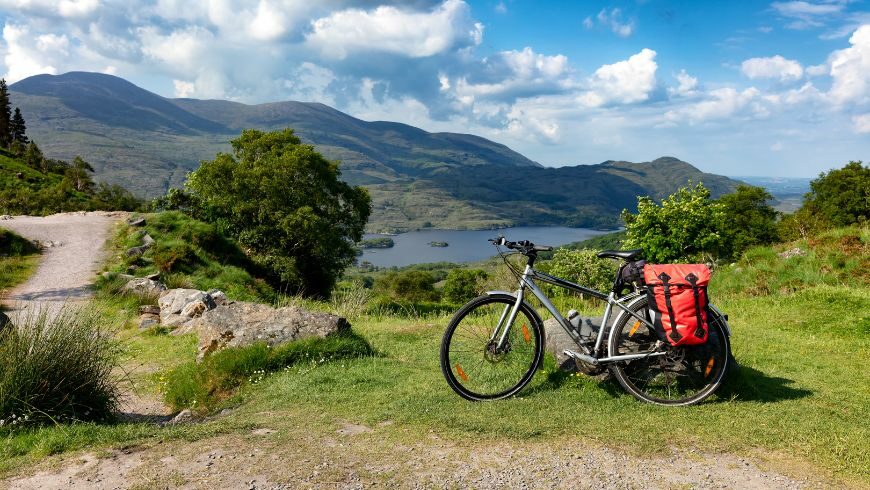 Reisen Sie umweltfreundlich mit dem Fahrrad