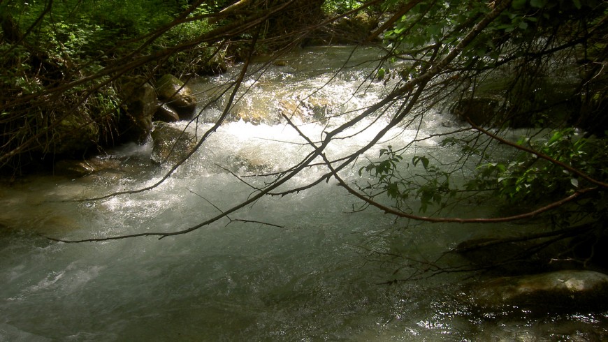 Fluss Orfento