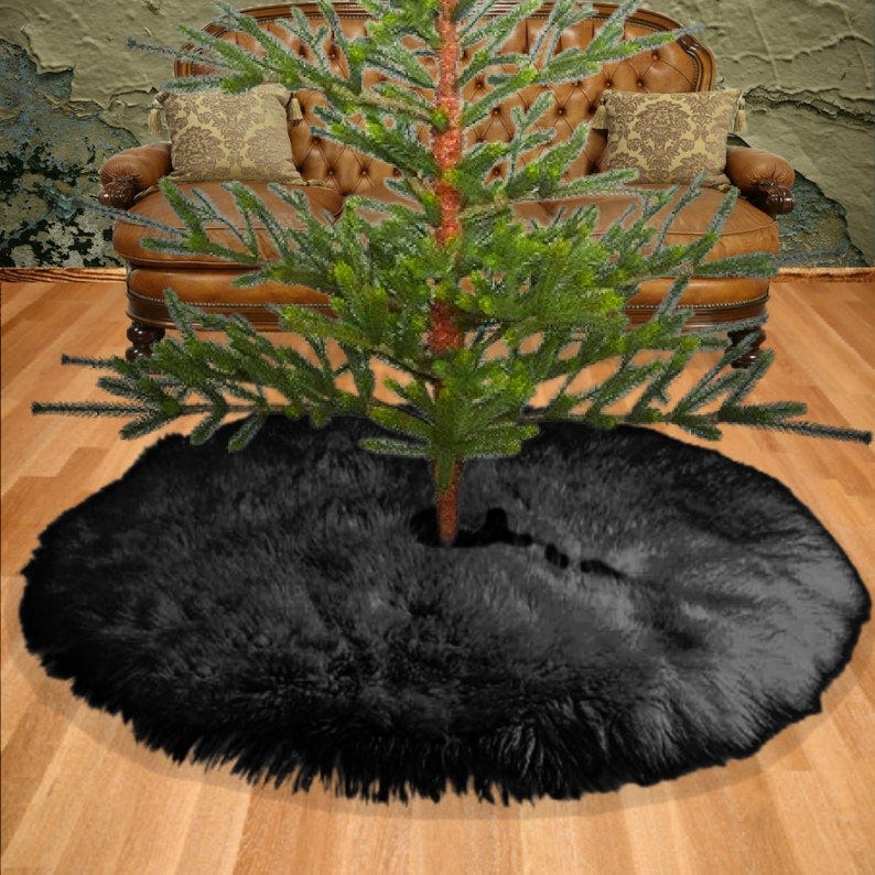 Weihnachtsbaumrock aus Kunstpelz Weihnachtsbaumrock aus Kunstpelz