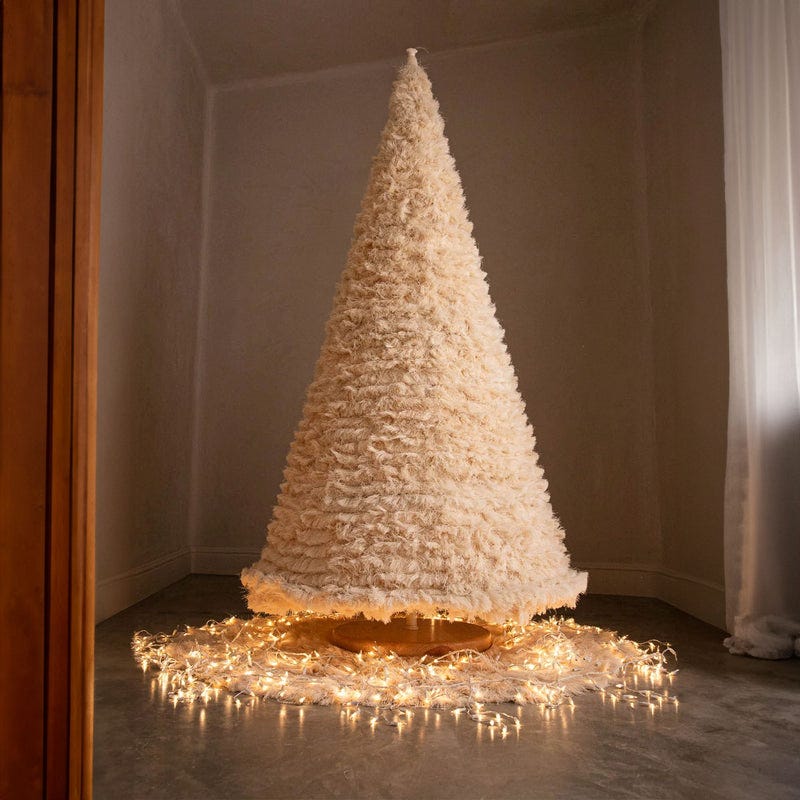 Handgewebter Weihnachtsbaum Handgewebter Weihnachtsbaum