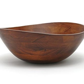 Servierschüssel mit gewelltem Rand in Kirschoptik Servierschüssel mit gewelltem Rand in Kirschoptik