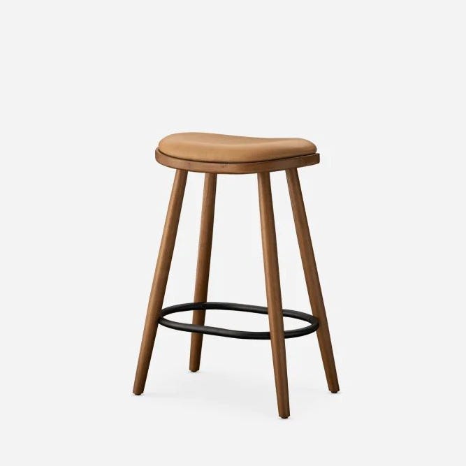 Abel Leder-Thekenhocker