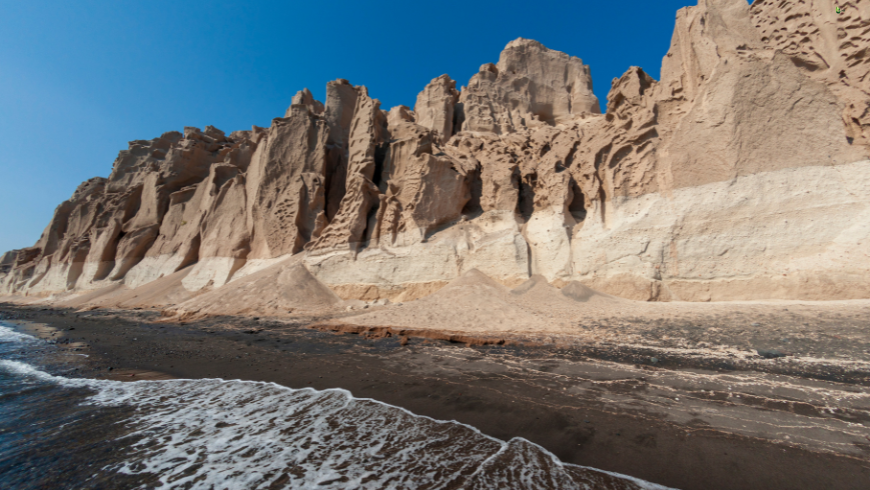 Vlychada, ein Strand in Santorini