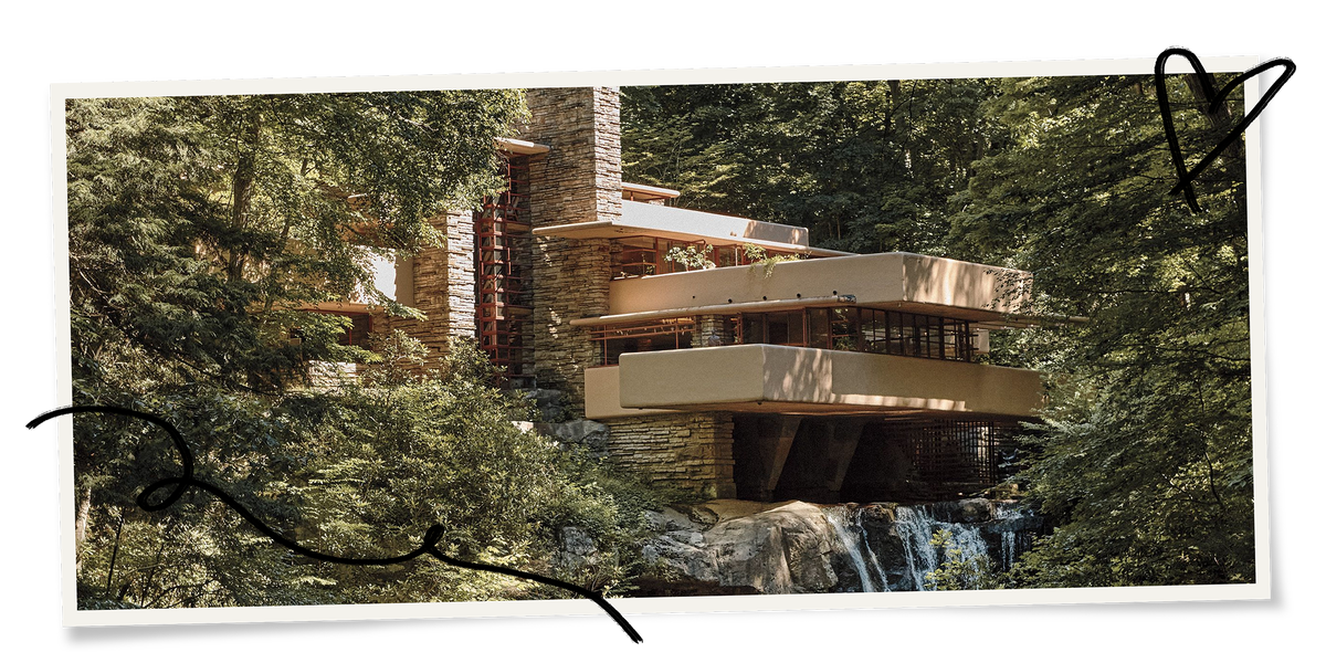 Ein Blick in Frank Lloyd Wrights legendärer Zuhause, Fallingwater