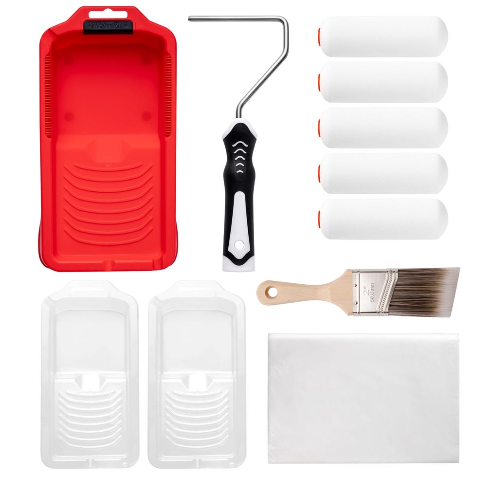 11-teiliges Schaumstofflackrollen-Kit