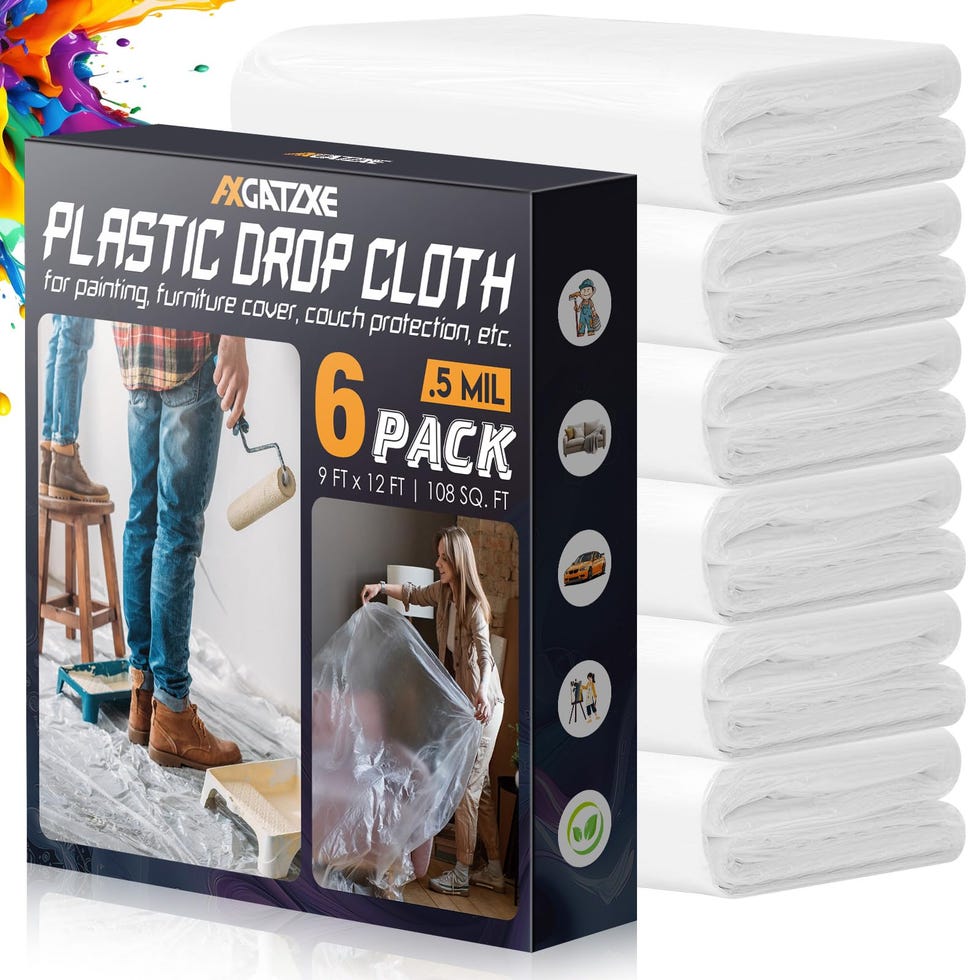 12 x 9 Fuß Plastikstofftücher (6-Pack)