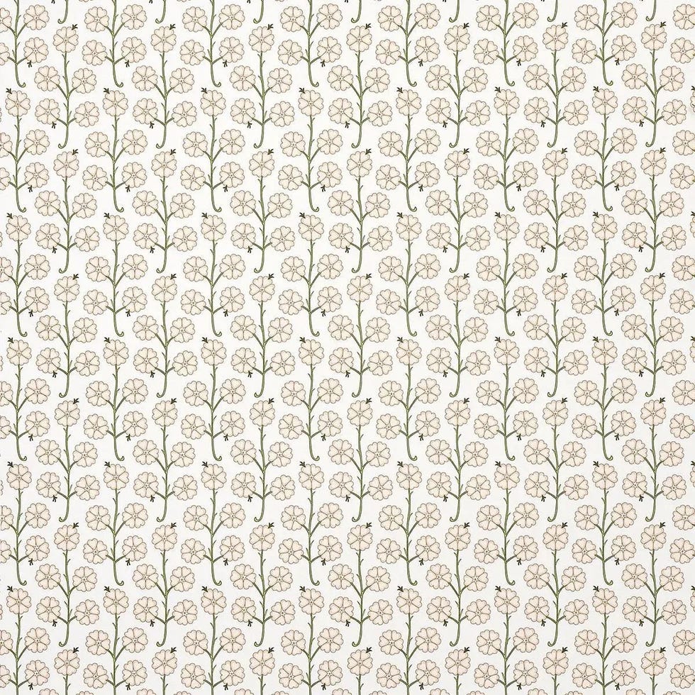 Schumacher x Neisha Crosland Gardenia Tapete in Flachs