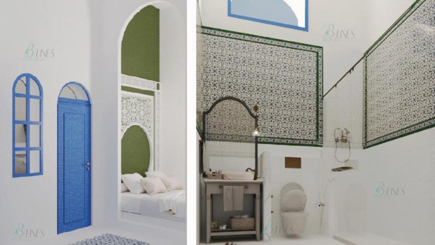 Fühlen Sie sich zu Hause in den einladenden Räumen von umweltfreundlichem B & B Dar Beate in Sousse, Tunesien