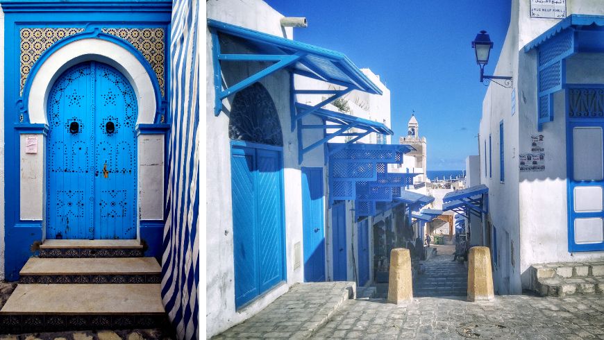 Sousse, Schönheit und Authentizität der tunesischen Stadt, mit Farben von Weiß und Blau
