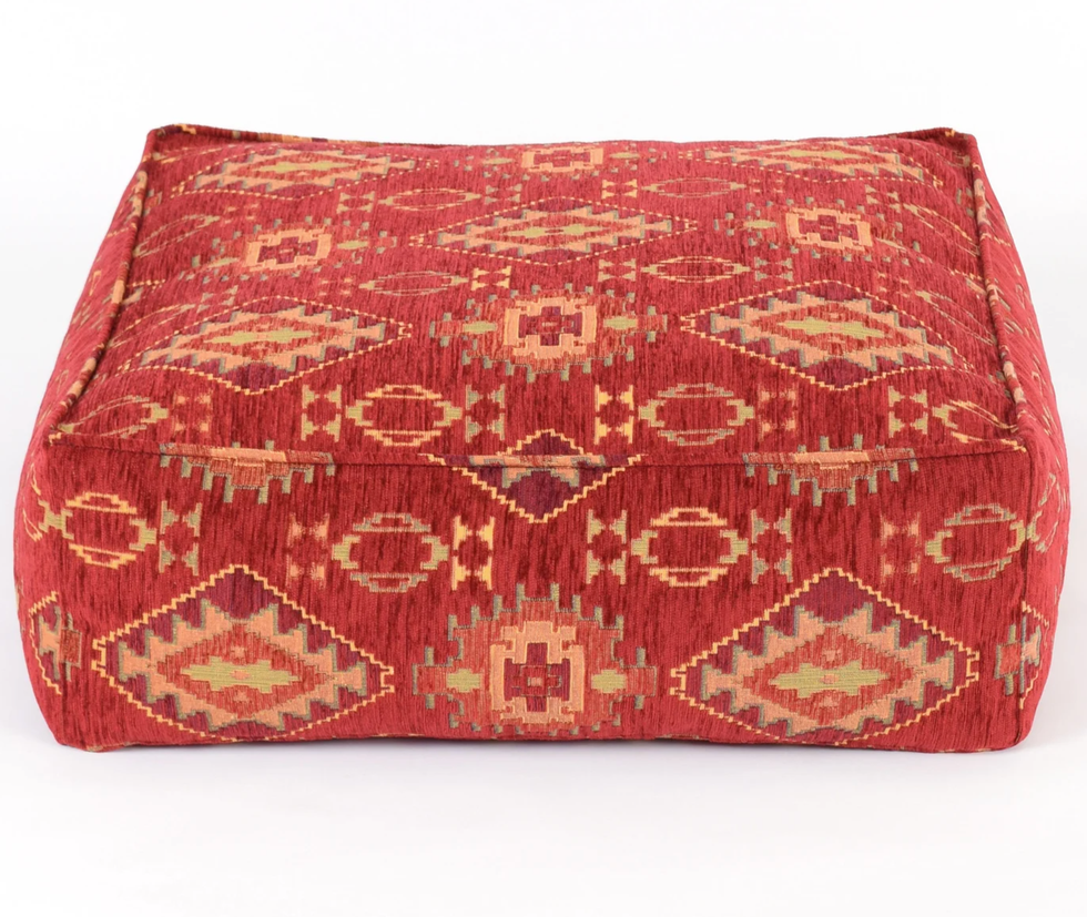 Gemusterte Bodenkissenbedeckung