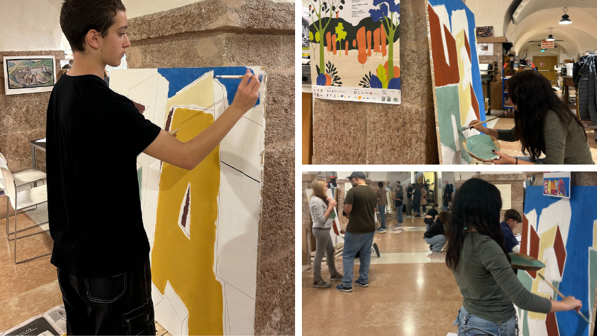 Kunstworkshop "Ich male die Welt grün"