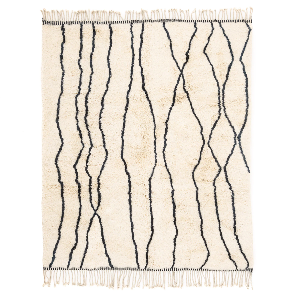 Pfade Luxus Shag Marokkaner Teppich