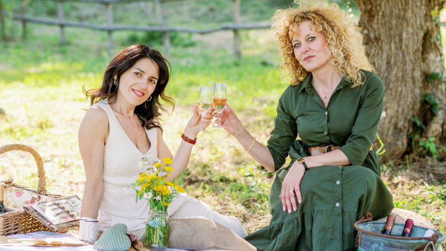 Maria und Annarita, langjährige Freunde und Gründer von L'Ottava Goccia.