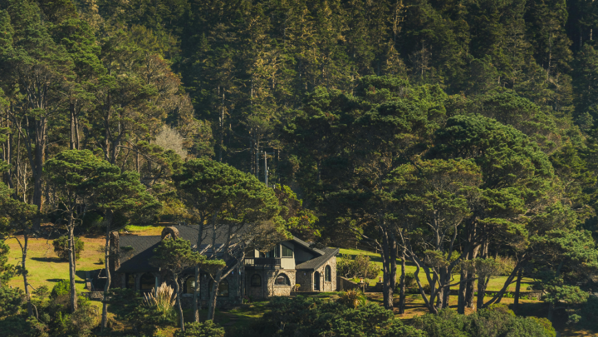 Umweltfreundliche Unterkunft inmitten der Natur