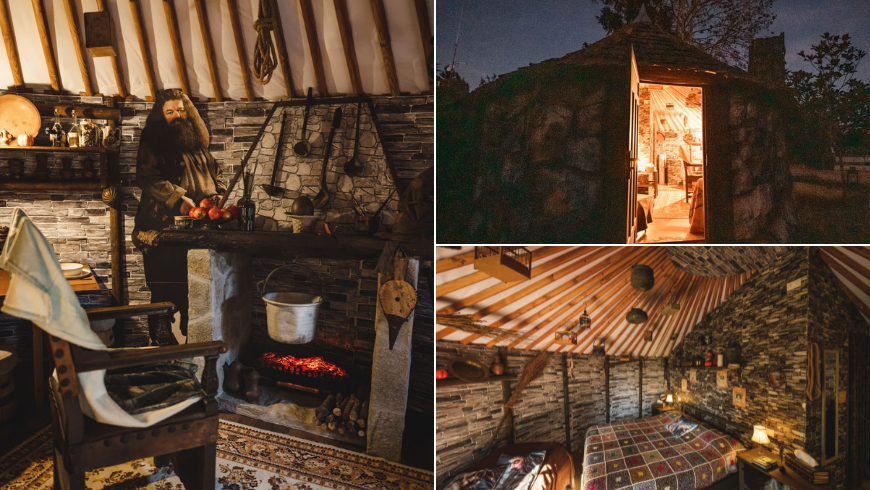 Schlafen Sie in Hagrid's Hut in einem Glamping in der Maremma