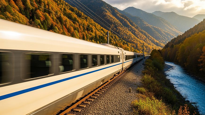Der Zug ist das umweltfreundlichste Transportmittel und am besten für nachhaltiges Reisen geeignet