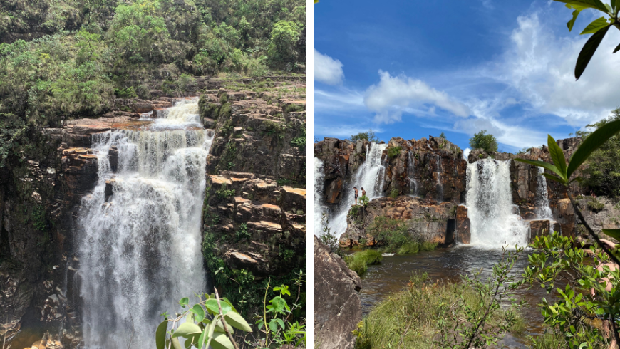 Wasserfälle in Chapada dos Veadeiros