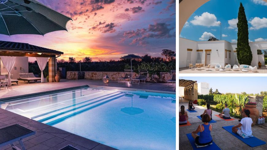 Salento: Yoga in einem Bauernhaus zwischen Olivenbäumen, Meer und Tradition