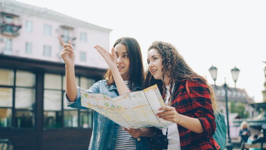 langsame Erkundung einer Stadt