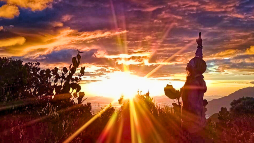 Almaloka, Sonnenaufgang