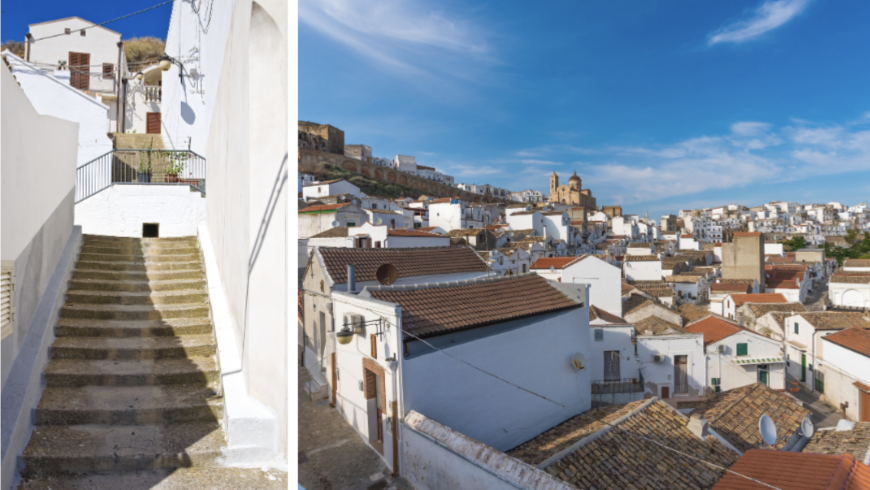 Pisticci, die weiße Altstadt 