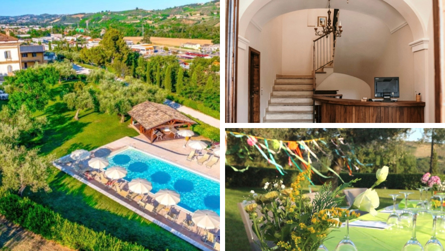 Agriturismo Il Casino di Remartello, Fotos des Bauernhofs von oben und von innen
