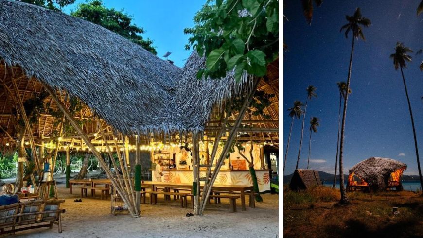 Schlafen unter den Sternen: Nachhaltiges Inselleben bei Isla Experience im Norden Palawans