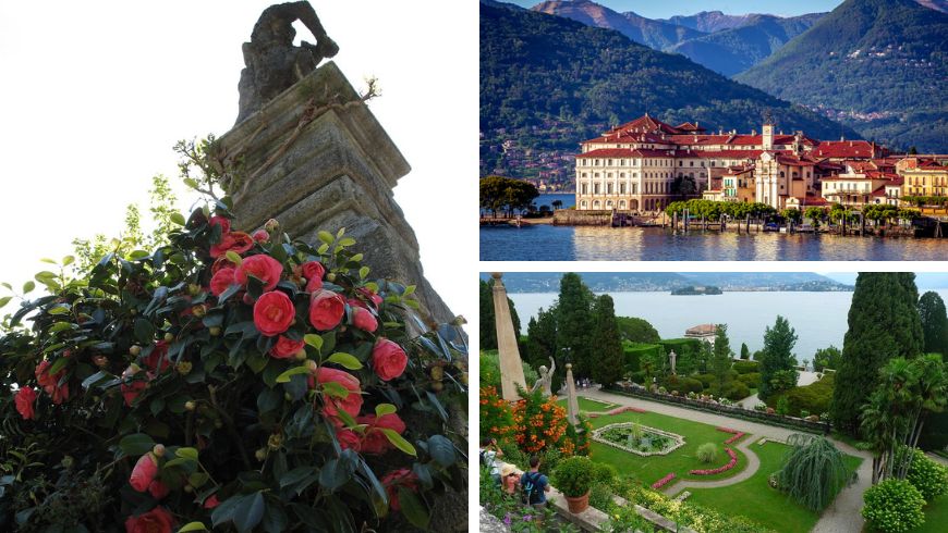 Borromäische Inseln und Rosen der Parks