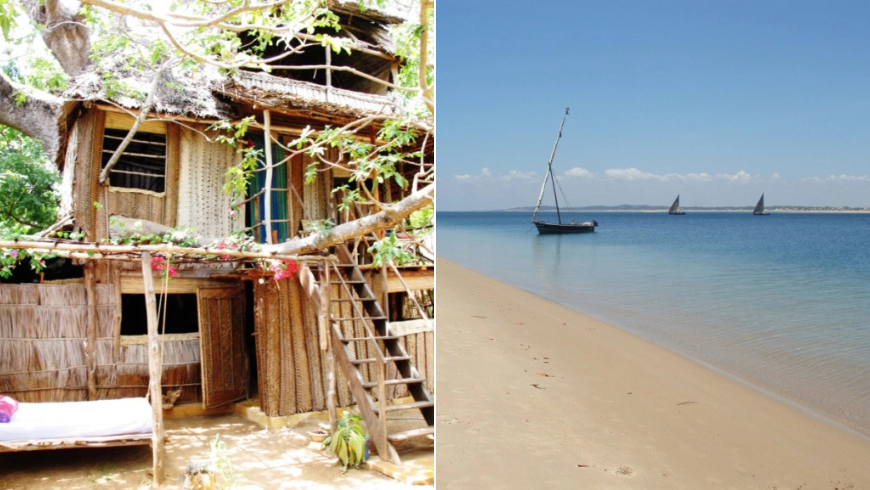 Insel-Glamping in Kenia