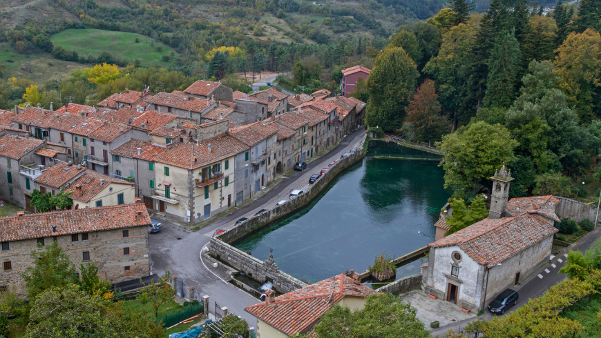 Villane Santa Fiora, Toskana
