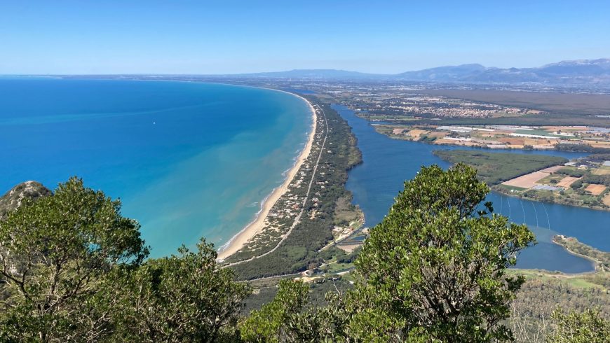 Blick vom Picco di Circe, 541 Meter, San Felice Circeo.