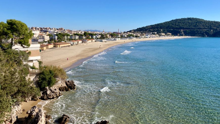Gaeta-Strand im Winter