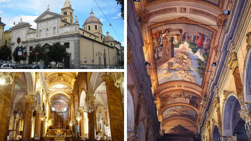 Die Kirche Sant'Ambrogio mit ihren Fresken und ihrer Architektur