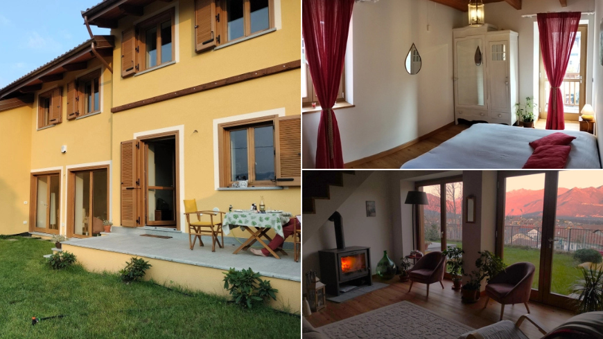 Wo man in Buttigliera Alta im Grünen übernachten kann: La Casa della Roccia