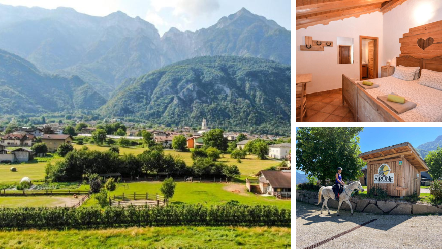 Agritur Airone Bett und Camping