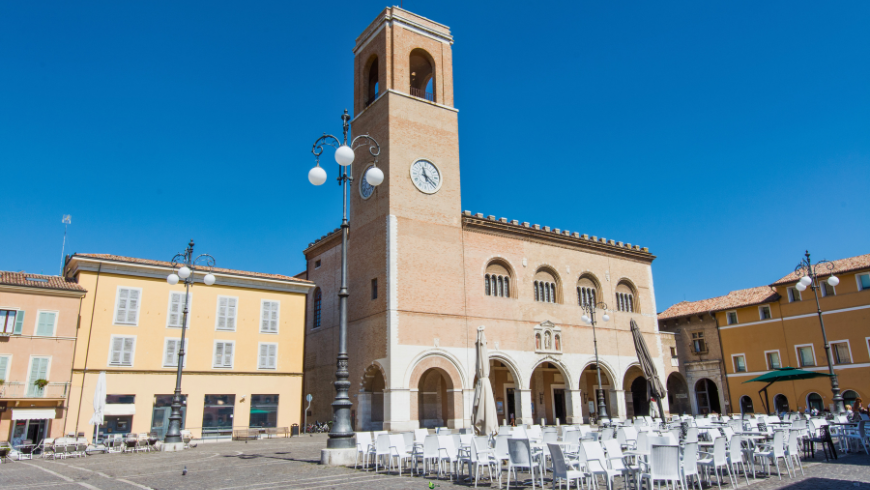 Die Stadt Fano, Italien