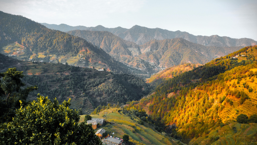 Ansichten von Nainital, Indien