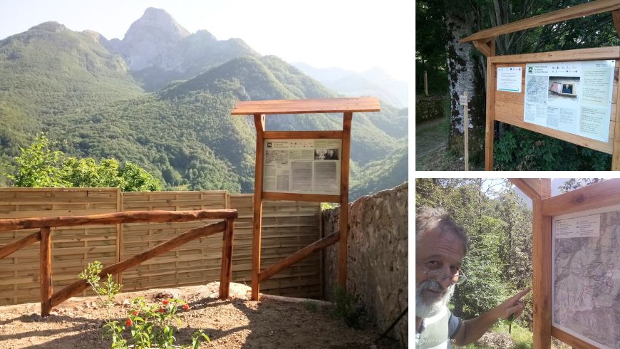 Apuanische Alpen, Kulturpark Fosco Maraini, Routen und Karten