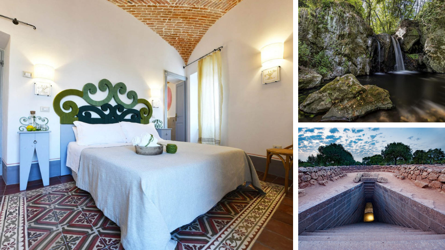 BISOS Eco Diffused Hospitality im sardischen Dorf Paulilatino, in der Nähe des Wasserfalls Sos Molinos und der Heiligen Quelle von Santa Cristina.