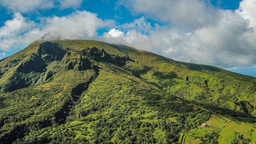Gipfel des Montagne Pelée