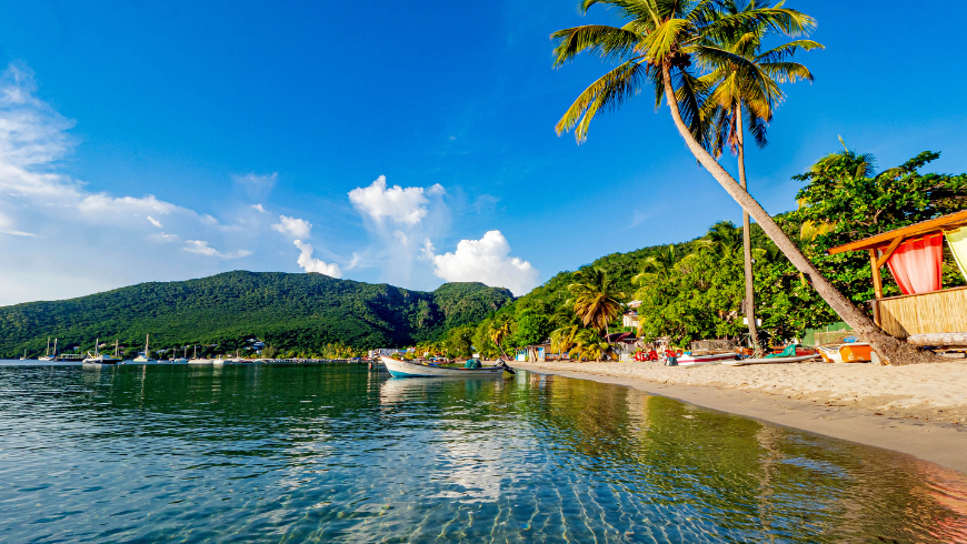 Strandlandschaft von Martinique