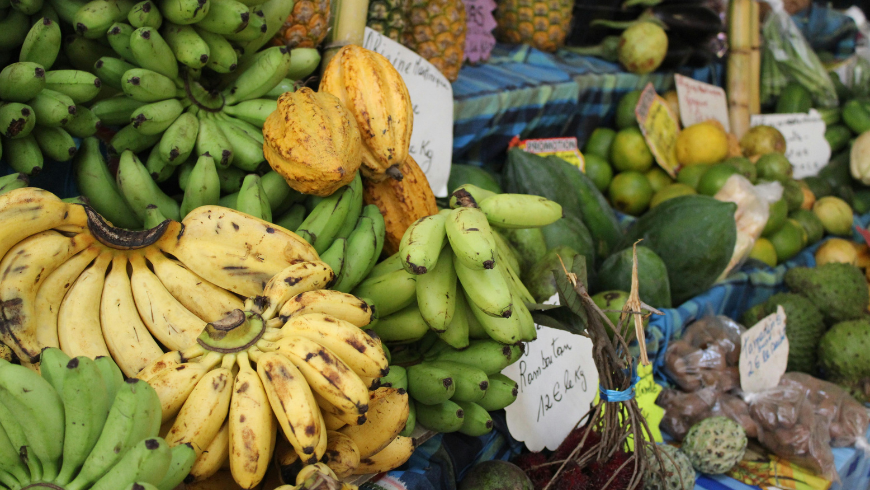 Obst auf einem lokalen Markt