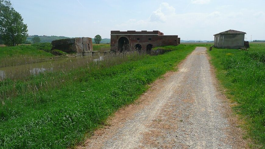 Sentiero della bonifica in der Nähe von Callone di Valiano, Montepulciano