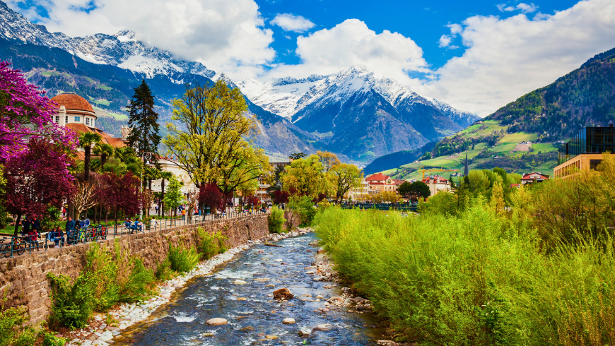 Passerpromenade in Meran