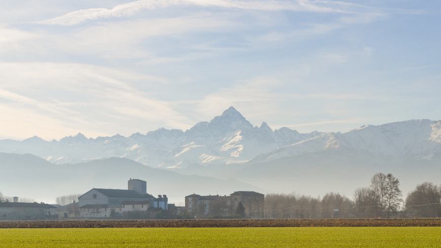 Blick auf Monviso