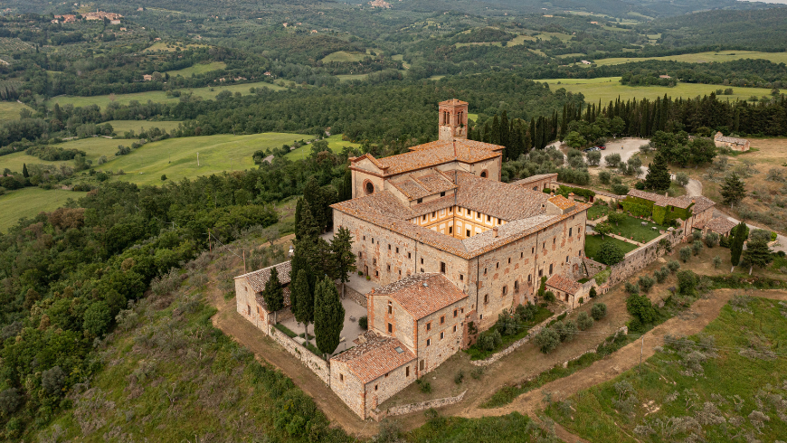 Kloster Sant'Anna in Camprena, Val d'Orcia